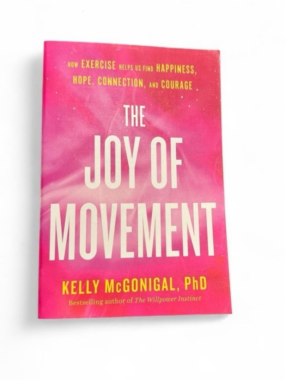 Avery Pink ‘The Joy of Movement’ Decorative Coffee Table Book